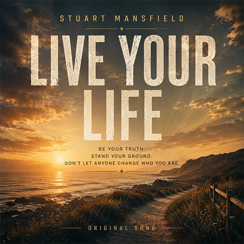 Live Your Life by Stuart Mansfield – preview cover artwork