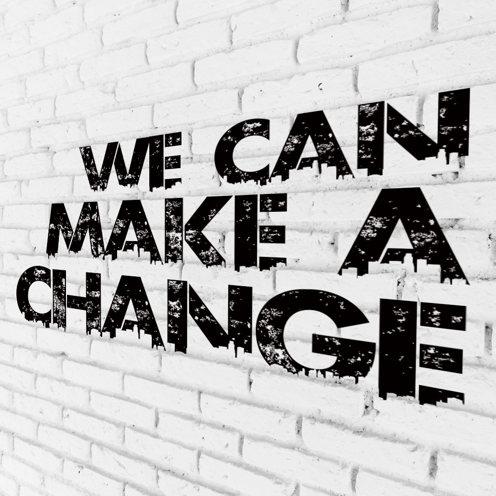 We Can Make A Change song artwork by Stuart Mansfield